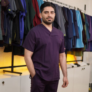 اسکراب شلوار یوفلکس رنگ بنفش